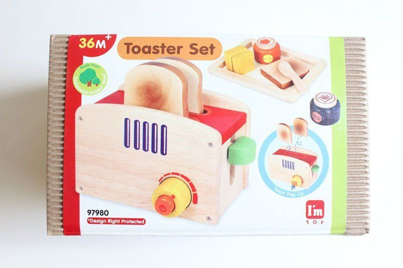 I'm Toy Pretend Pop Up Toaster Set
