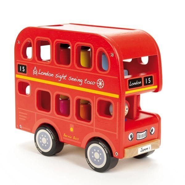 Indigo Jamm Wooden Bernie's Number Bus
