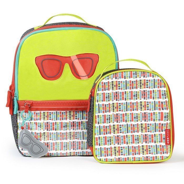 Skip Hop Forget Me Not Backpack & Lunch Bag Set - Glasses