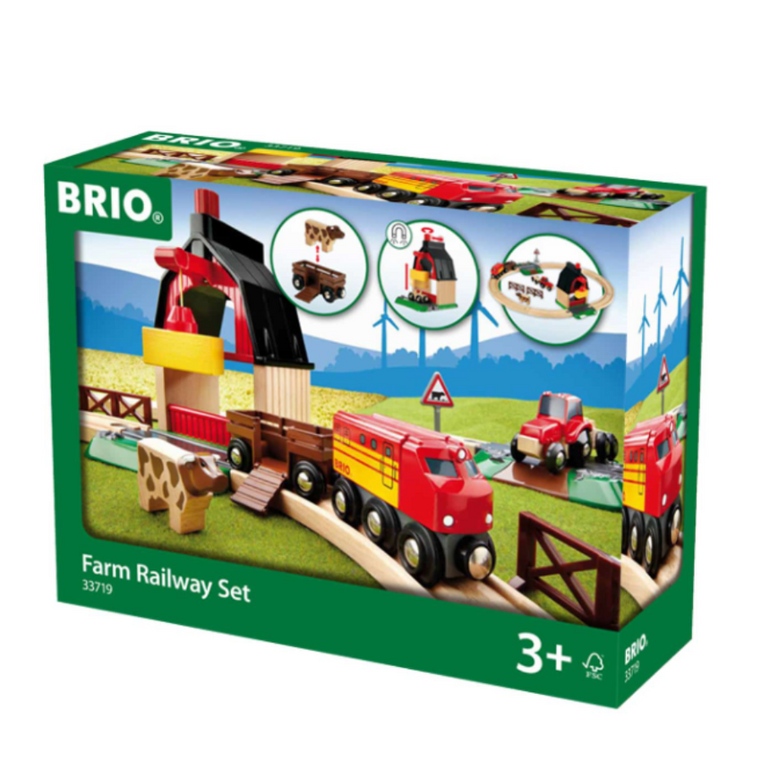 BRIO Set - Farm Railway Set 20 pieces