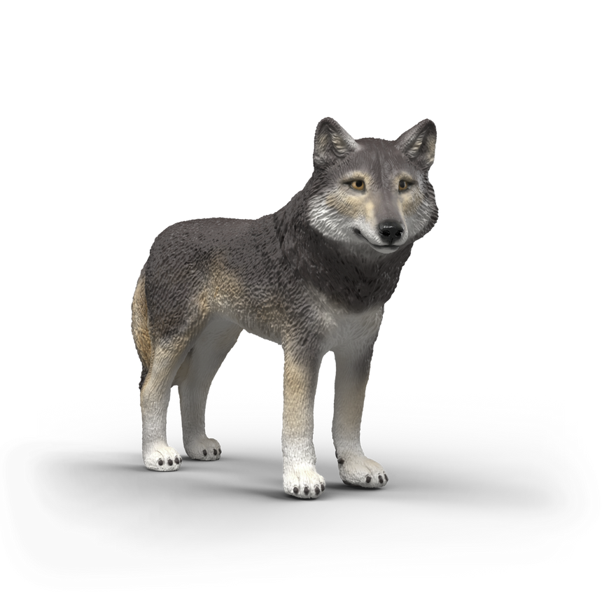 Schleich Wolf toy figure - front product image