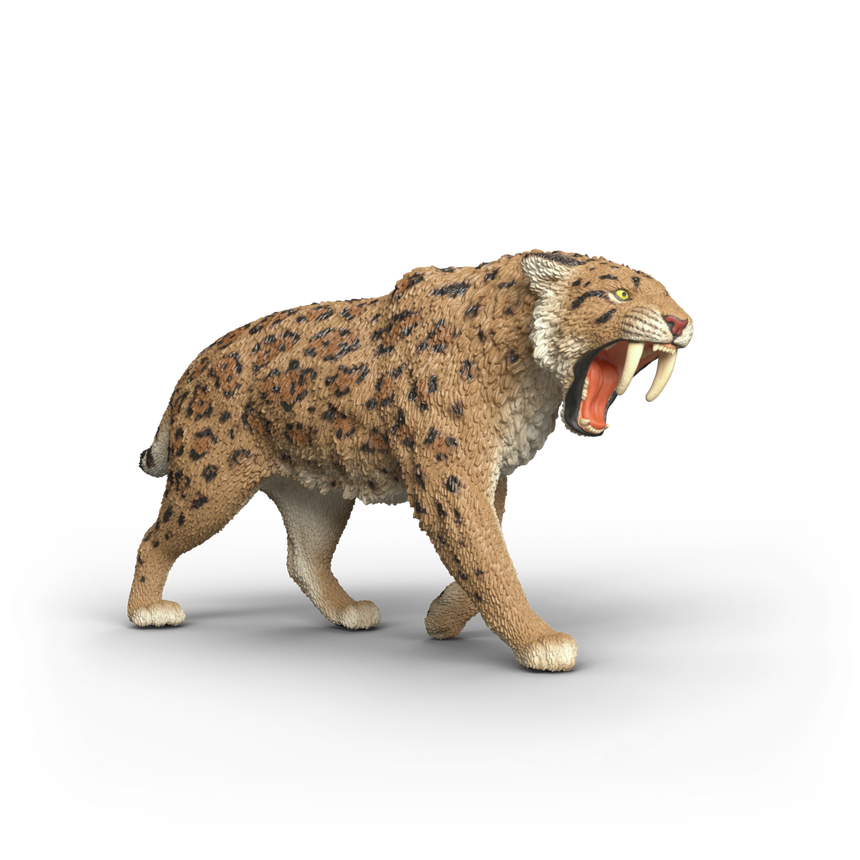 Schleich Smilodon toy figure - front product image