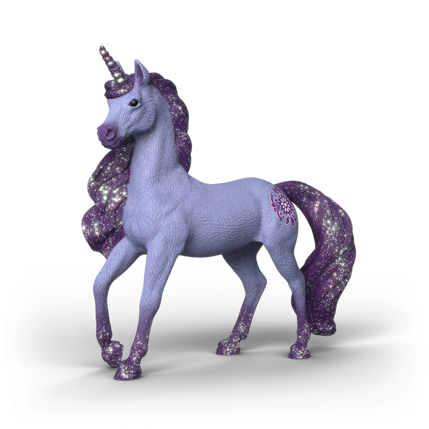 Schleich Unicorn Stallion Orchid toy figure - front product image
