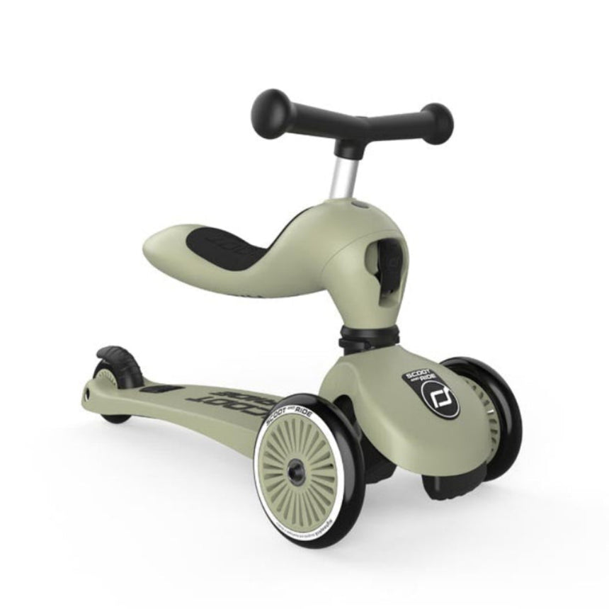 Scoot & Ride Highwaykick 1 kids scooter in Olive