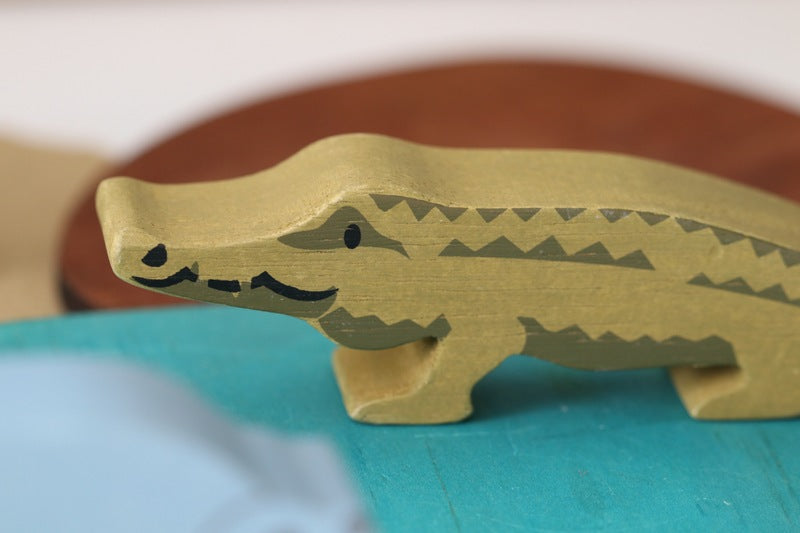 Tender Leaf Toys Wooden Animal Crocodile - image 2