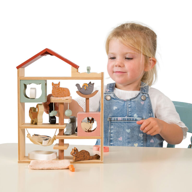 Tender Leaf Toys Purrfect Stay Cat Hotel - image 5