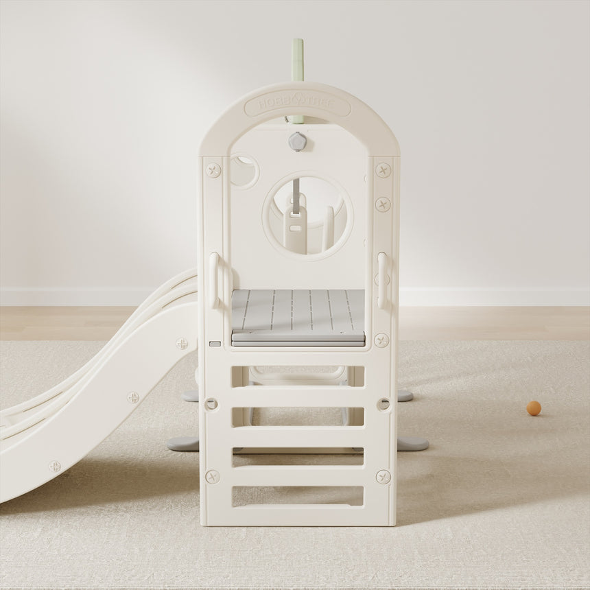 All 4 Kids Willow Double Track Slide & Swing Play Center
