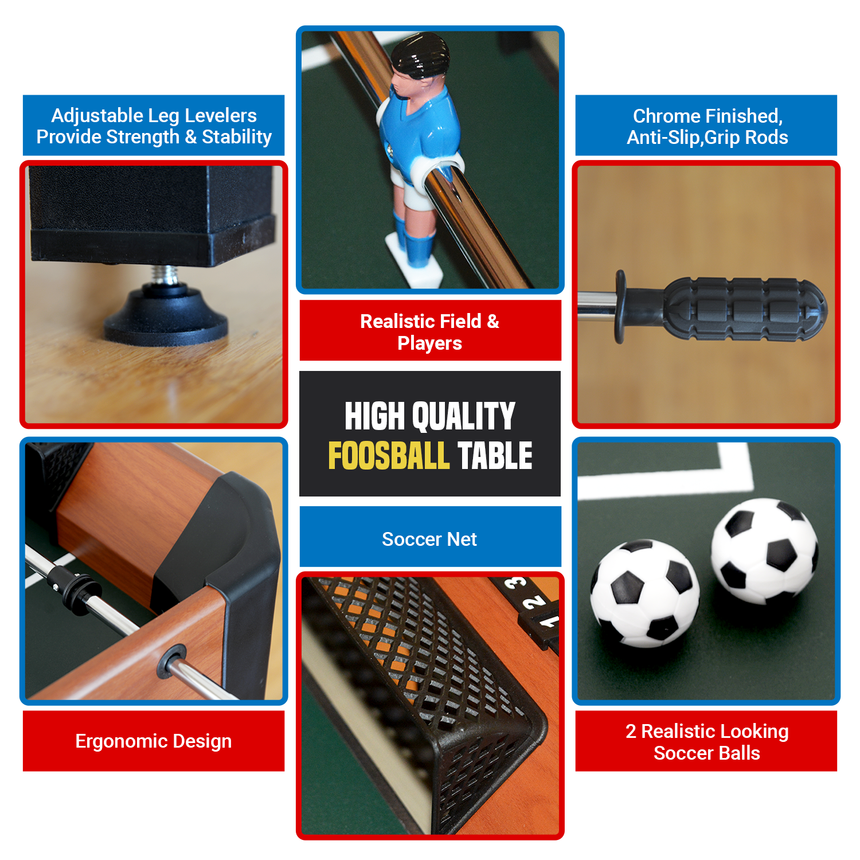 All 4 Kids 4FT Dylan Soccer Foosball Foosball Table