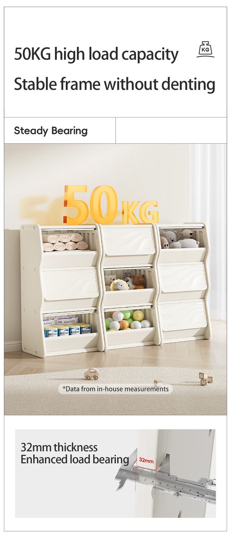 All 4 Kids Milo 3 Tier Modular Storage Unit