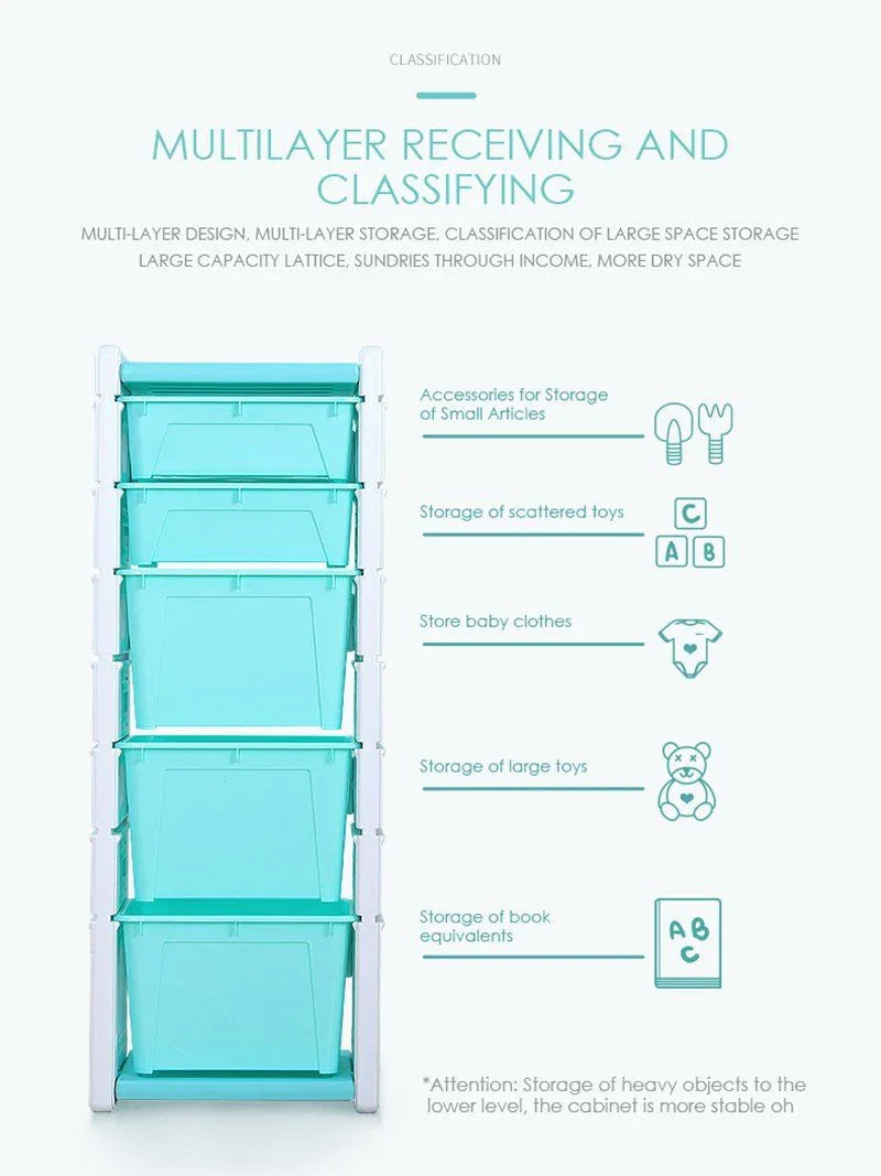 ALL 4 KIDS Hannah Combined Storage Unit - Blue