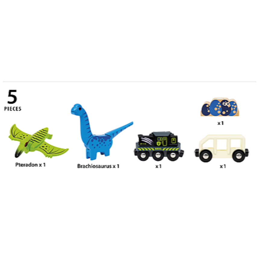BRIO Dinosaur Battery Train 5 pieces