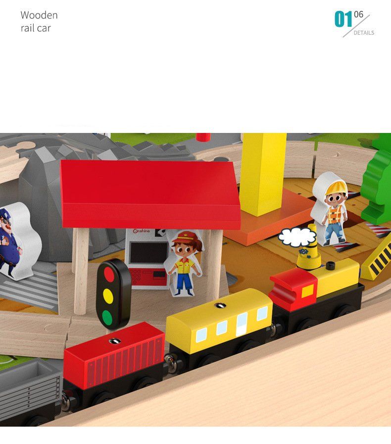 Onshine Luxury 101 Pcs Train Set with Table