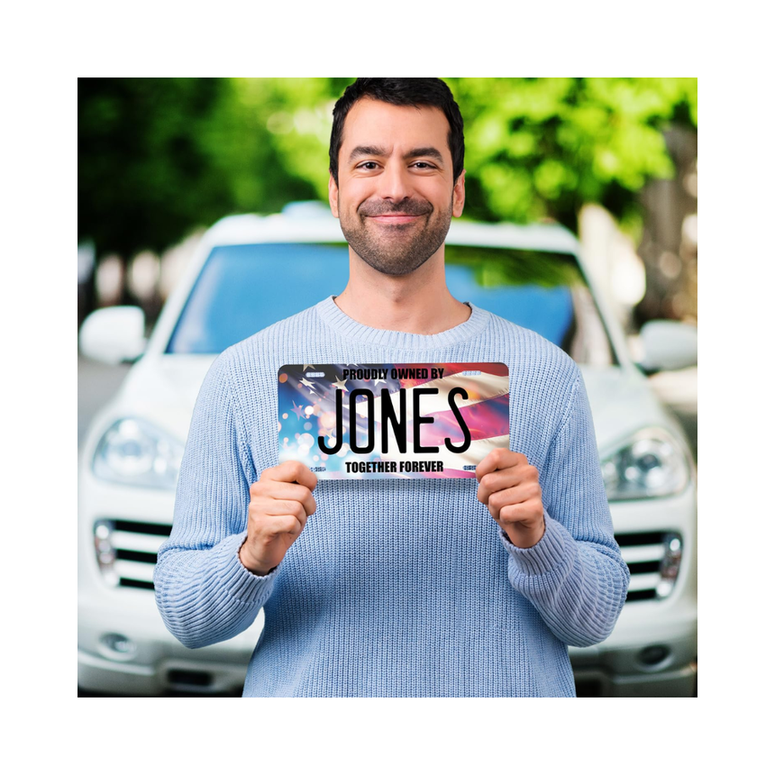 Personalized Novelty License Plate for RIde On Car