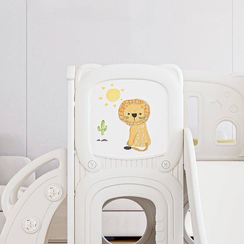 All 4 Kids Joyce Baby Slider and Swing Play Center with Easel