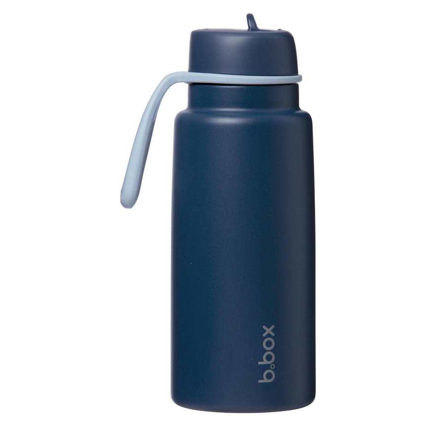 B.Box 1L Insulated Flip Top Drink Bottle - Midnight