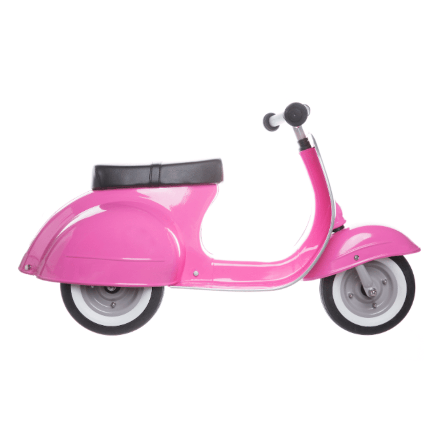 Ambosstoys Primo Classic Pink Ride-On (Leather Seat)