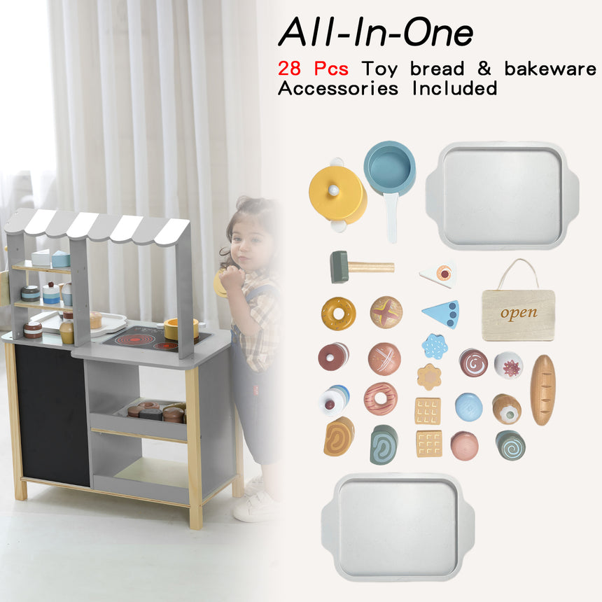 All 4 Kids Nordic Chef Pretend Kitchen & Bakery Station