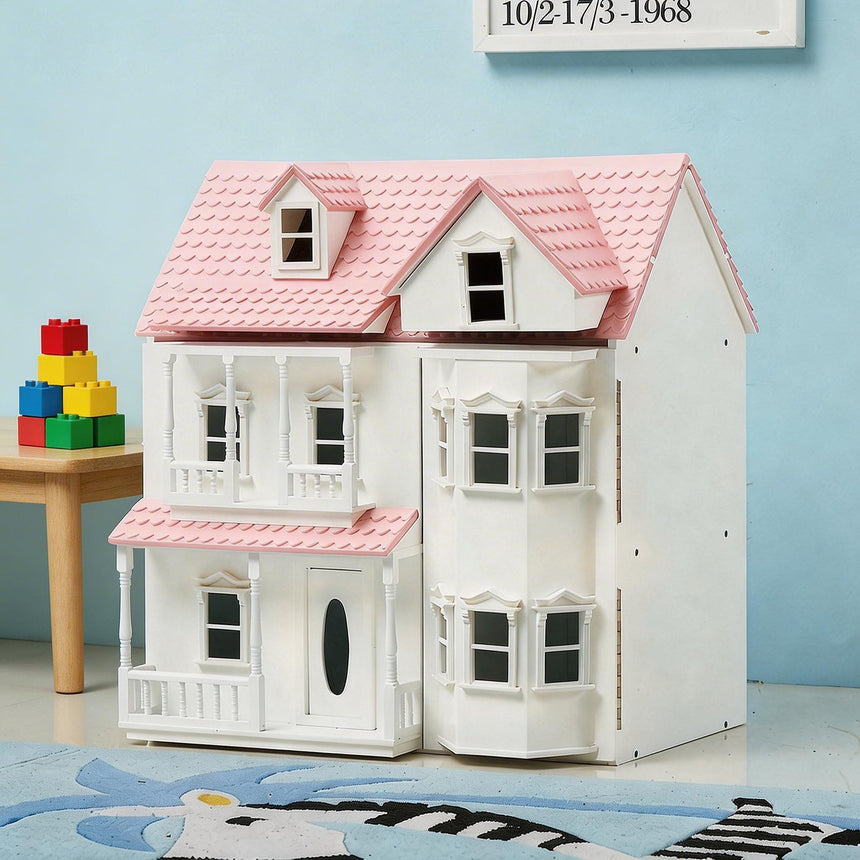 All 4 Kids Victoria Dollhouse - Pink