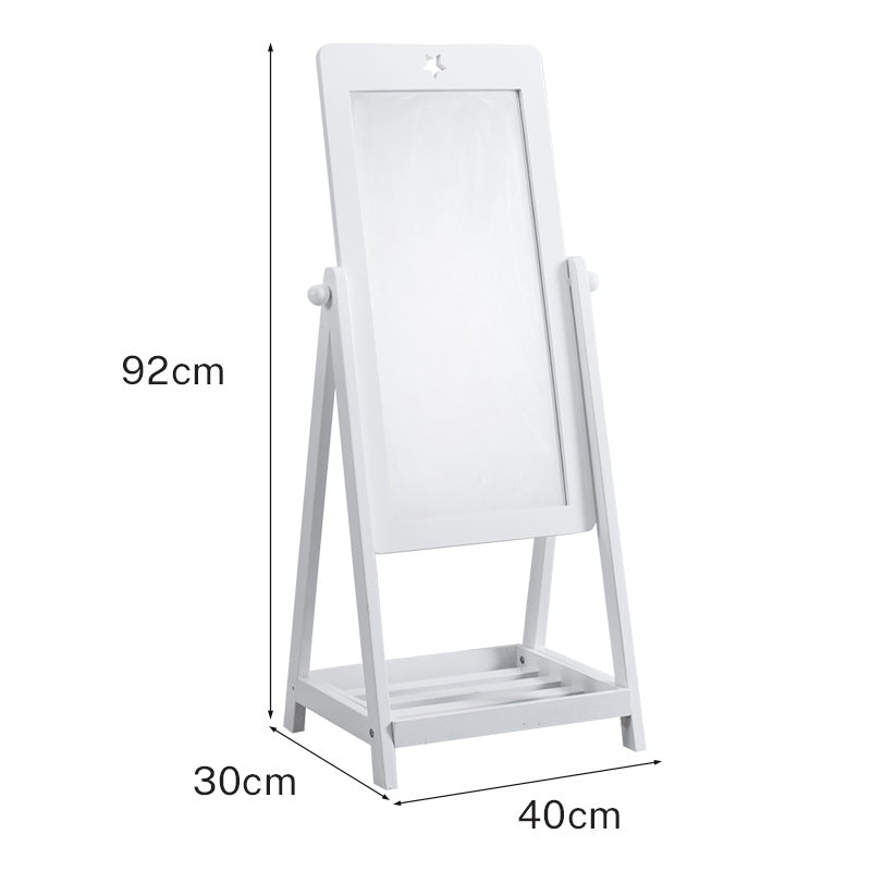 ALL 4 KIDS Gloria white kids room standing mirror, gallery view