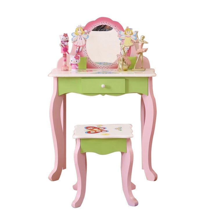 All 4 Kids Layla girls flower vanity set with stool marketplace hero image