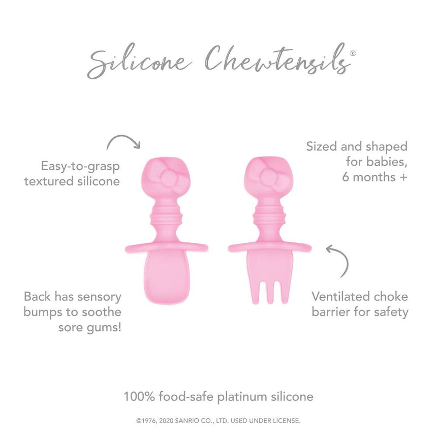 Bumkins Silicone Chewtensils - Sanrio Hello Kitty