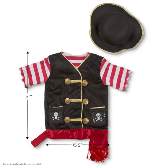 Melissa & Doug Pirate Role Play Costume Set