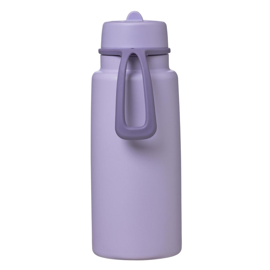 B.Box 1L Insulated Flip Top Drink Bottle - Lilac Love