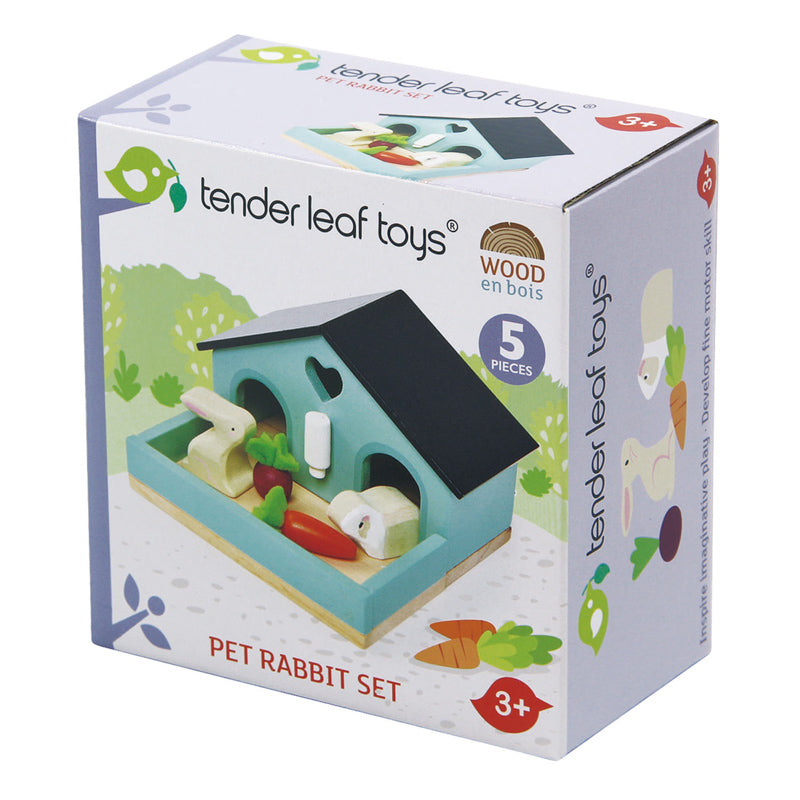 Tender Leaf Toys Dollhouse Pet Rabbit & Guinea Pig Set