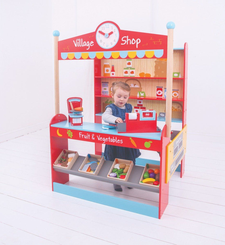 Bigjigs Toys Pretend Village Shop