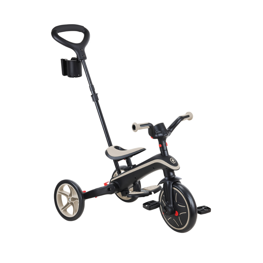 Globber EXPLORER 4 in 1 Foldable Trike - Taupe
