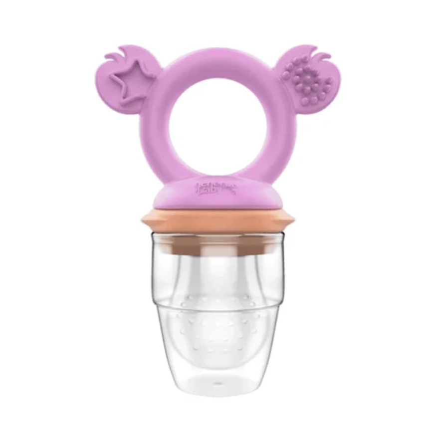 Cherub Baby Silicone Fresh Food Feeder & Teether Peach Blush