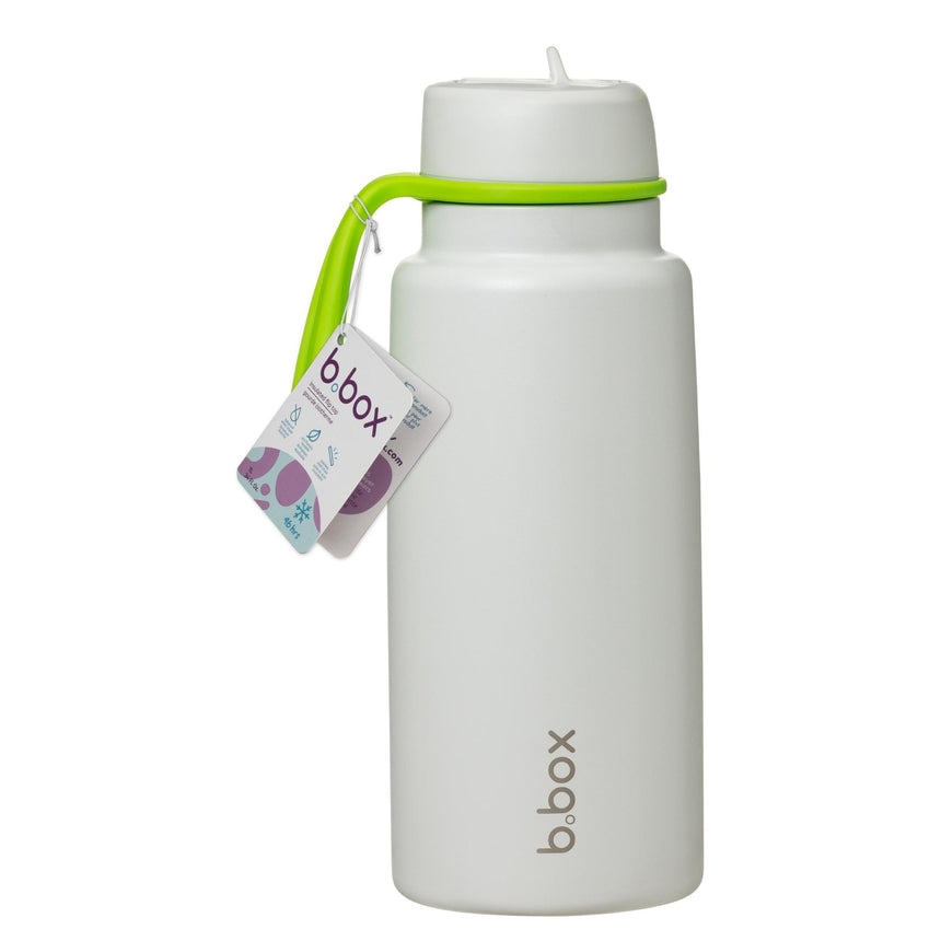 B.Box 1L Insulated Flip Top Drink Bottle - Lime Time