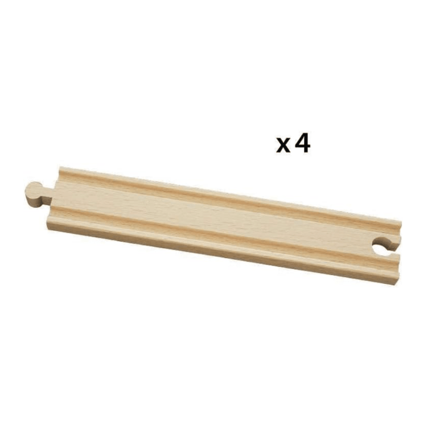 BRIO Long Straight Tracks 4 pieces