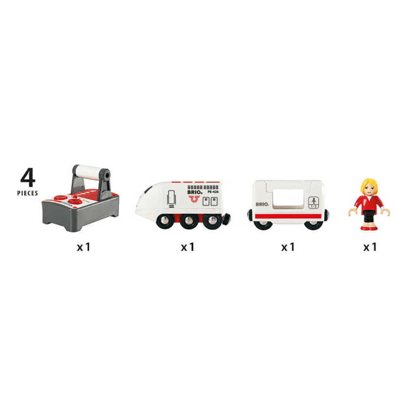 BRIO RC Travel Train 4 pieces