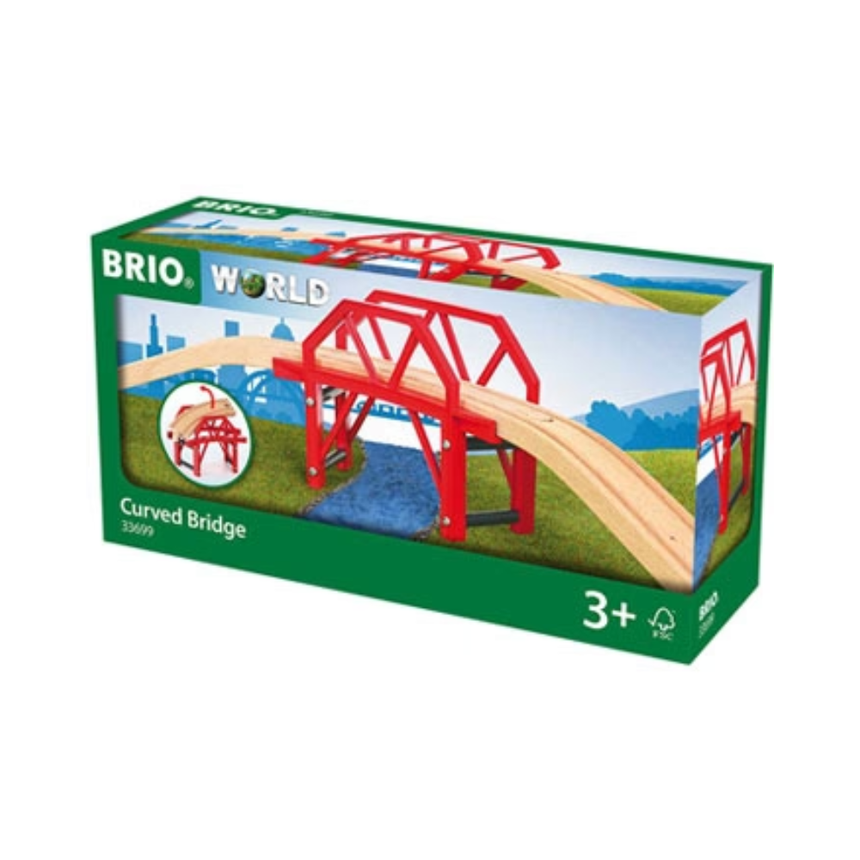BRIO - Curved Bridge 4 Pieces