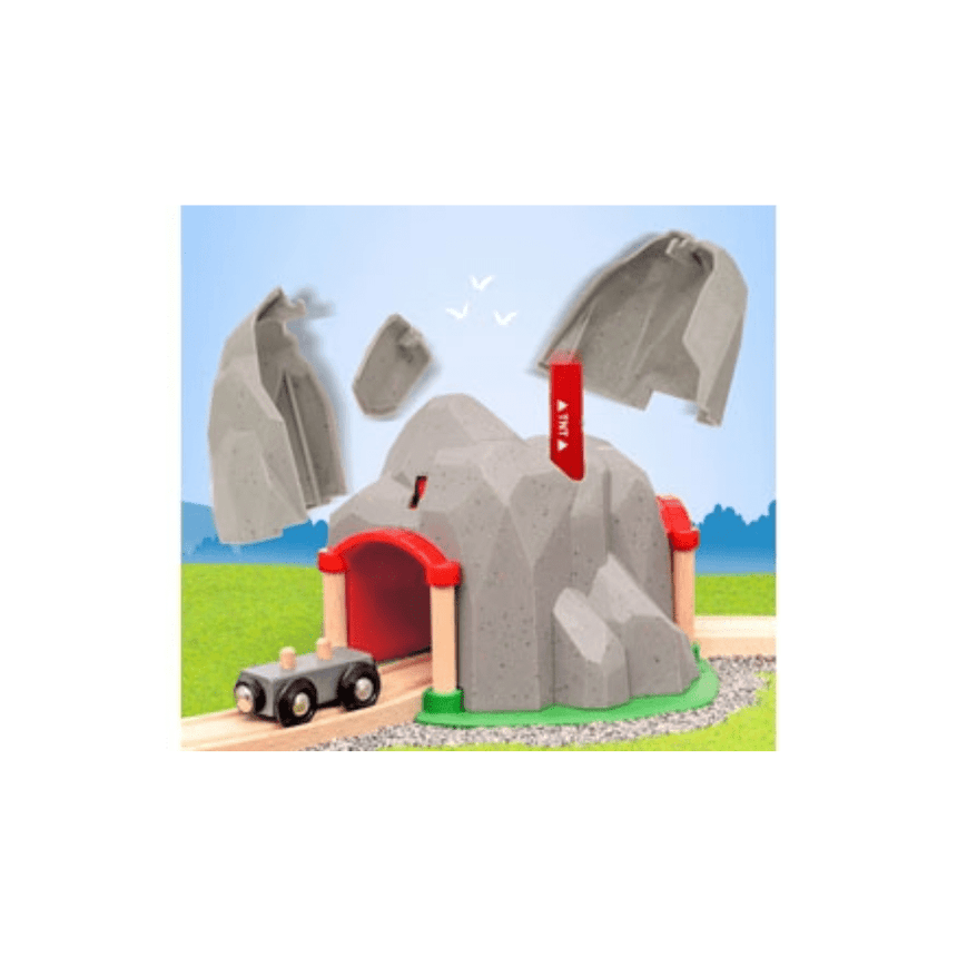 BRIO - Exploding Tunnel 3 Pieces