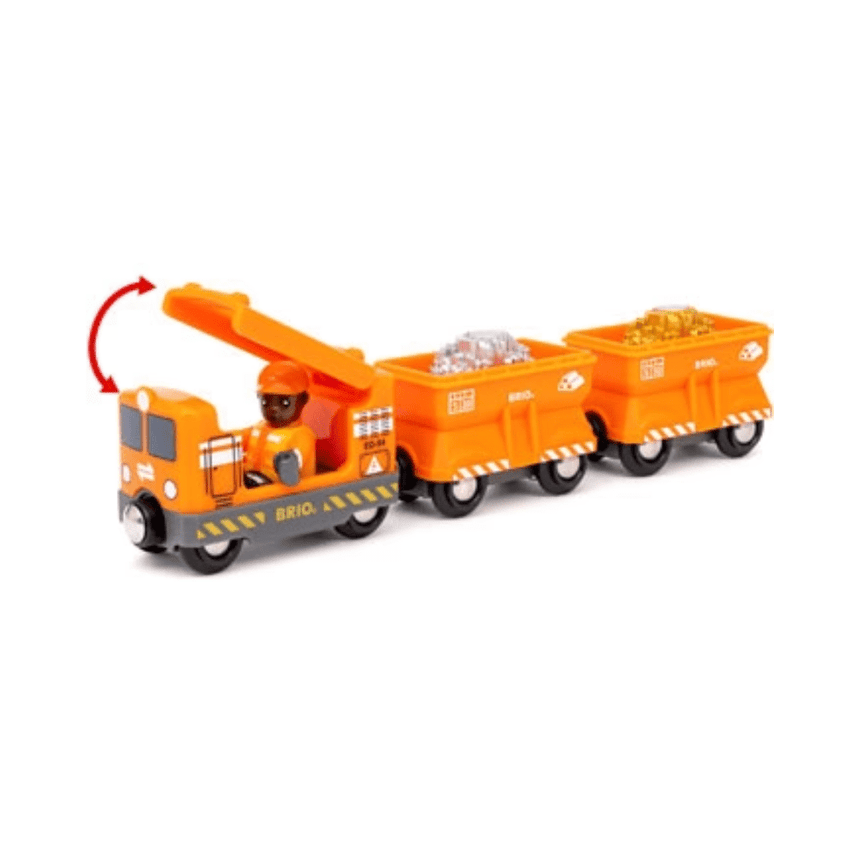 BRIO - Gold Cargo Train 6 Pieces