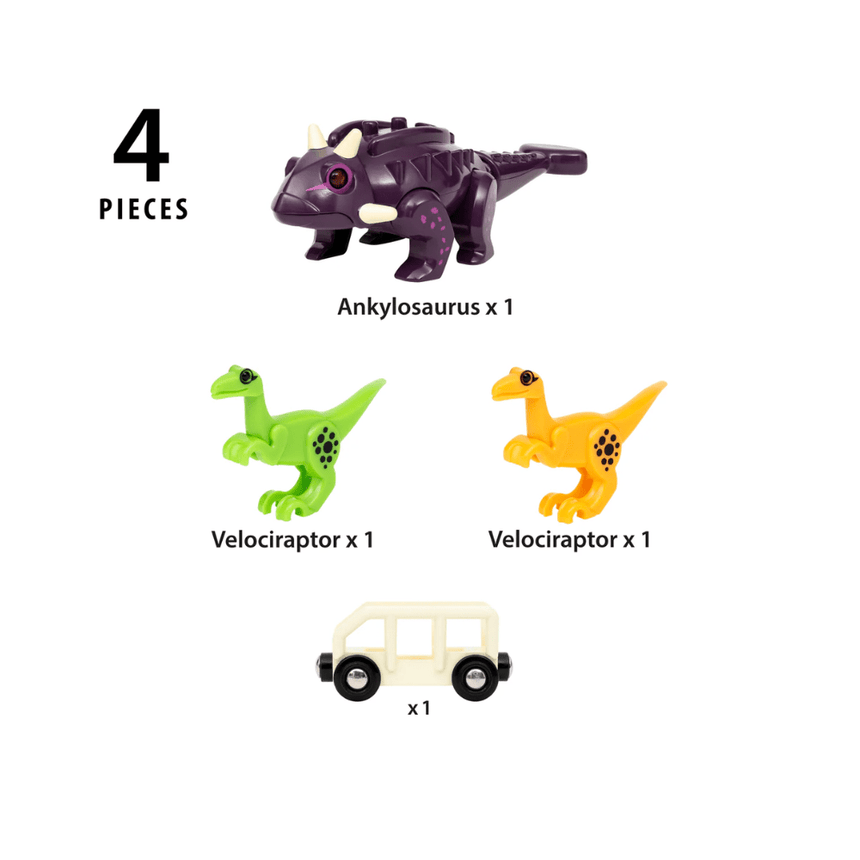 BRIO - Dinosaur Attack Set 4 pieces
