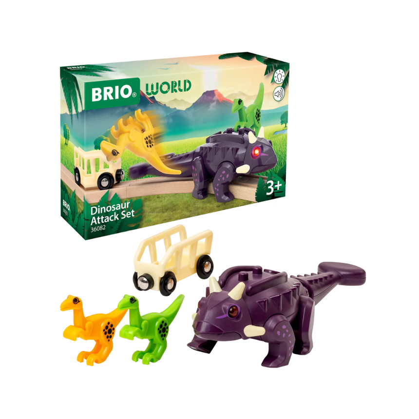 BRIO - Dinosaur Attack Set 4 pieces
