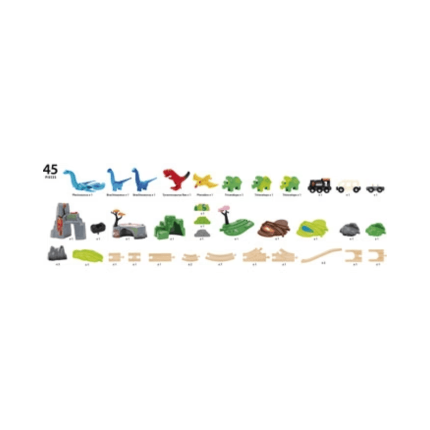 BRIO - Dinosaur Deluxe Set 45 Pieces