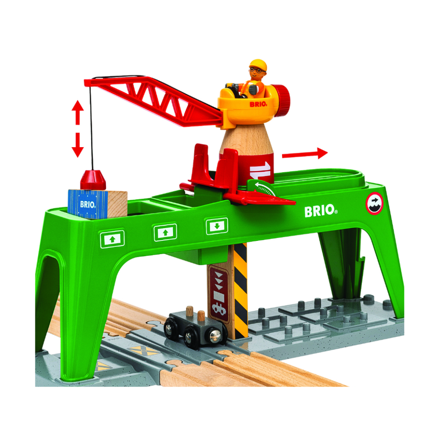 BRIO Container Crane 6 pieces