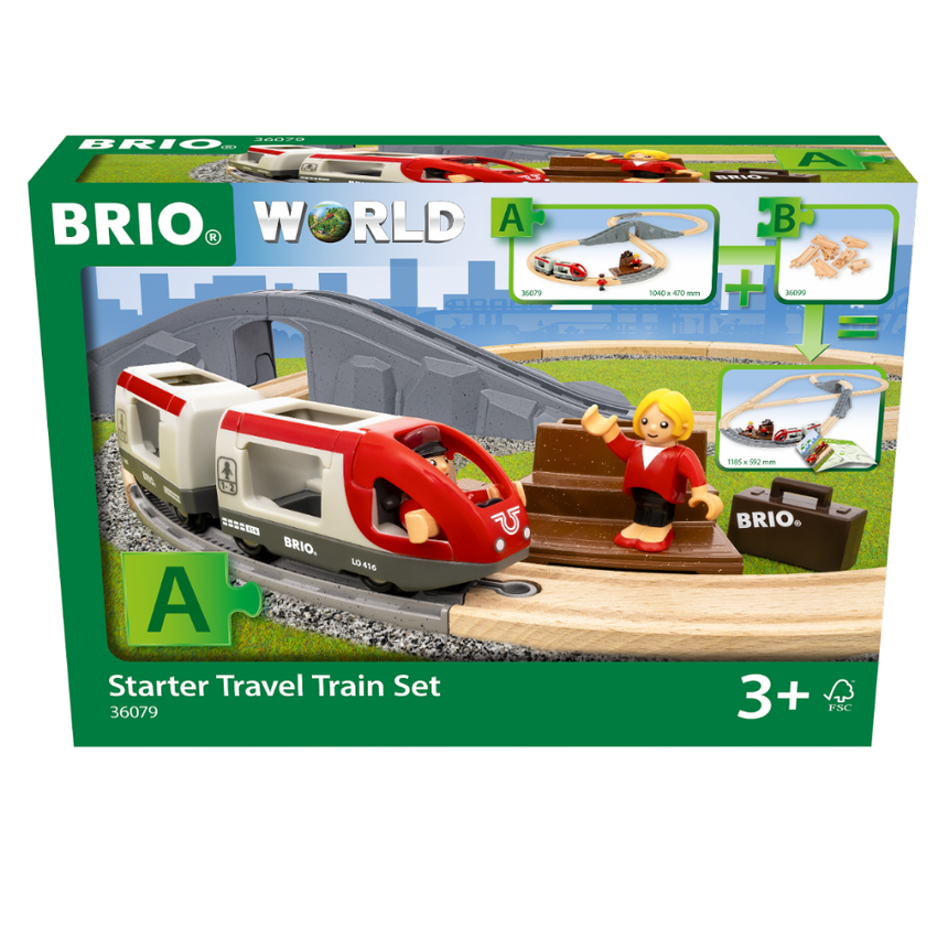 BRIO Starter Travel Train Set 22 pieces