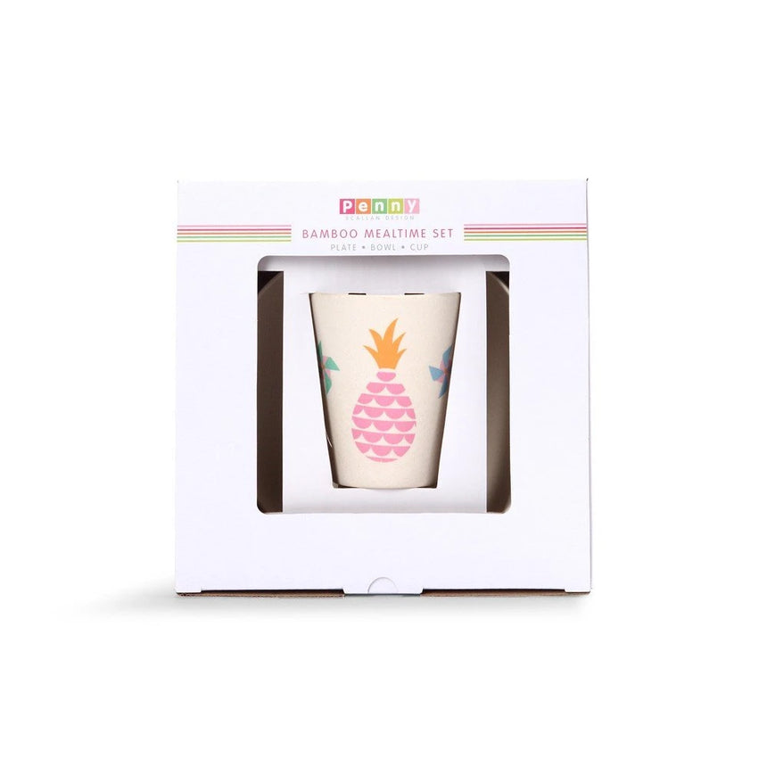 Penny Scallan Kids Bamboo Meal Set - Pineapple Bunting