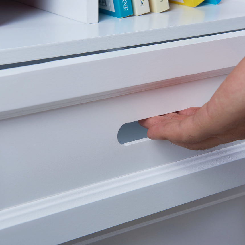 ALL 4 KIDS Candice White Bookcase Book Shelf Storage Unit