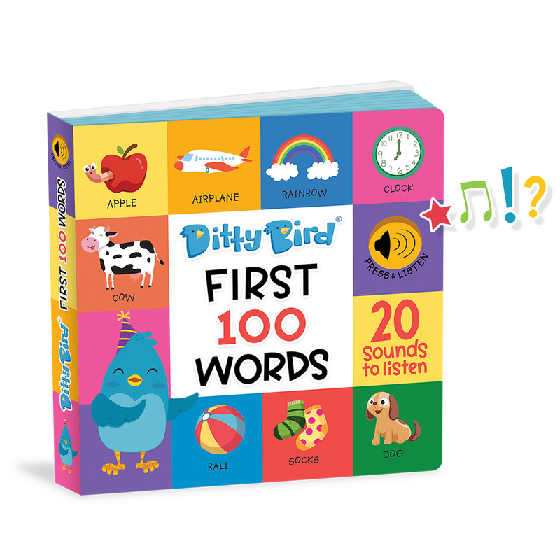 Ditty Bird First 100 Words Board Book