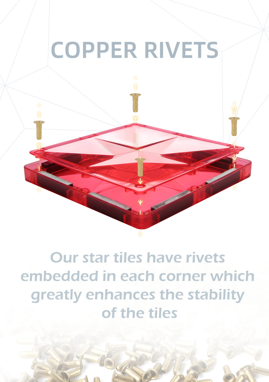 MNTL Classic Space Travelling Magnetic Tile Set 177 Pcs