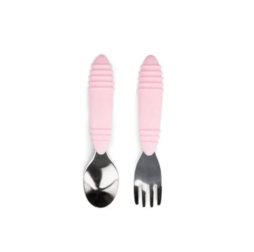 Bumkins Spoon and Fork - Pink