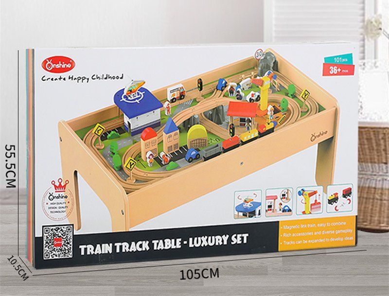 Onshine Luxury 101 Pcs Train Set with Table