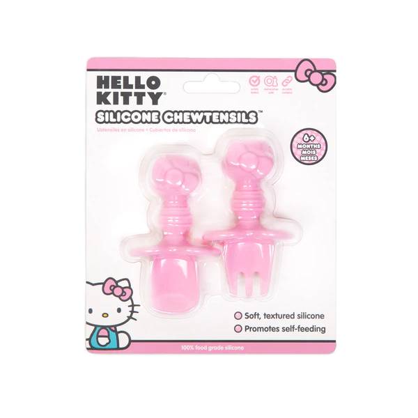 Bumkins Silicone Chewtensils - Sanrio Hello Kitty
