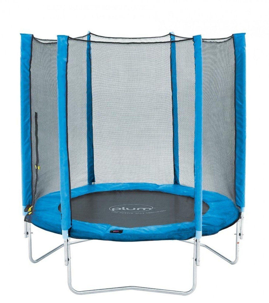 Plum 6ft Junior Trampoline And Enclosure Blue